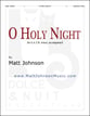 O HOLY NIGHT SATB choral sheet music cover